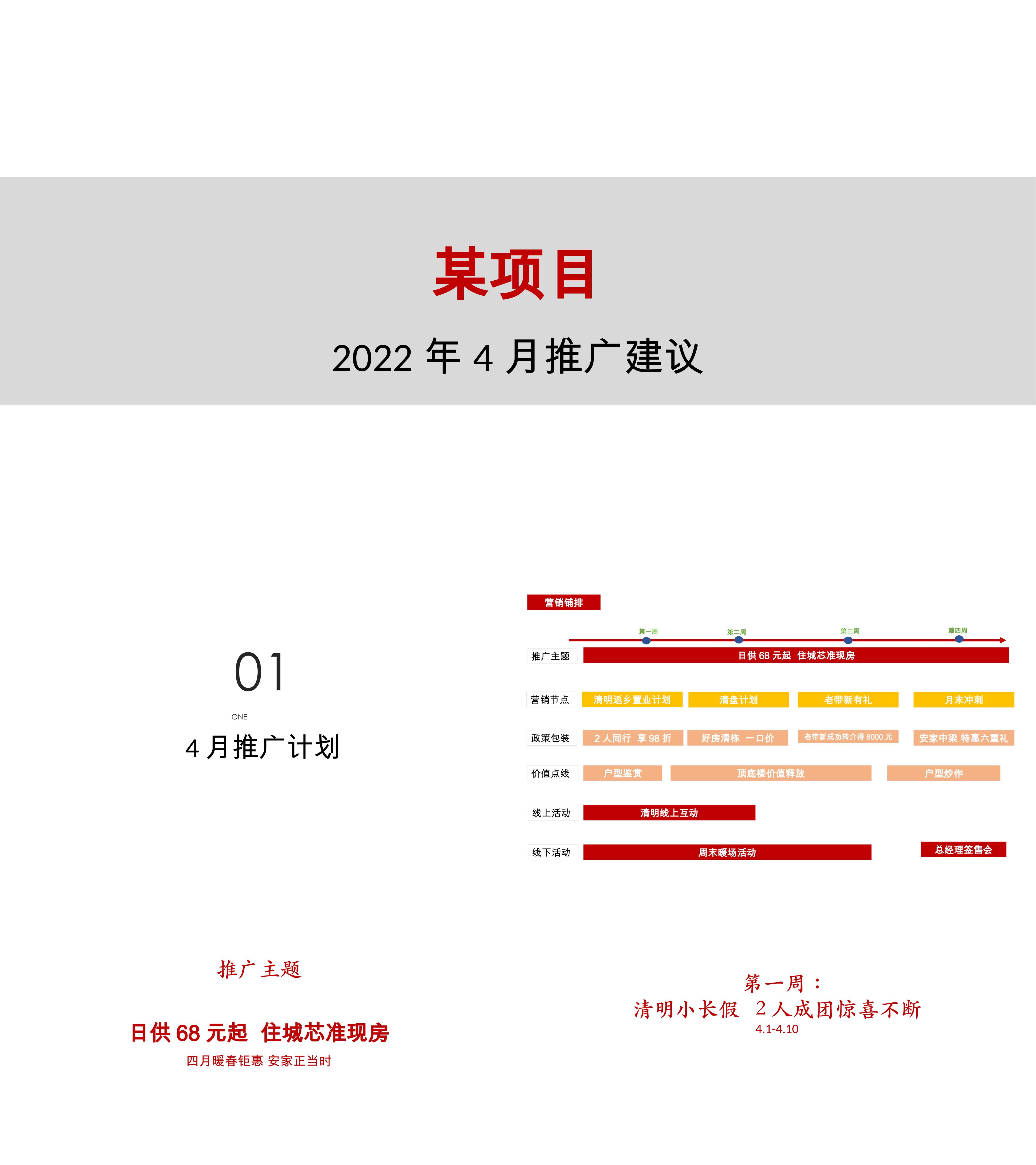 中梁某项目推广策划案