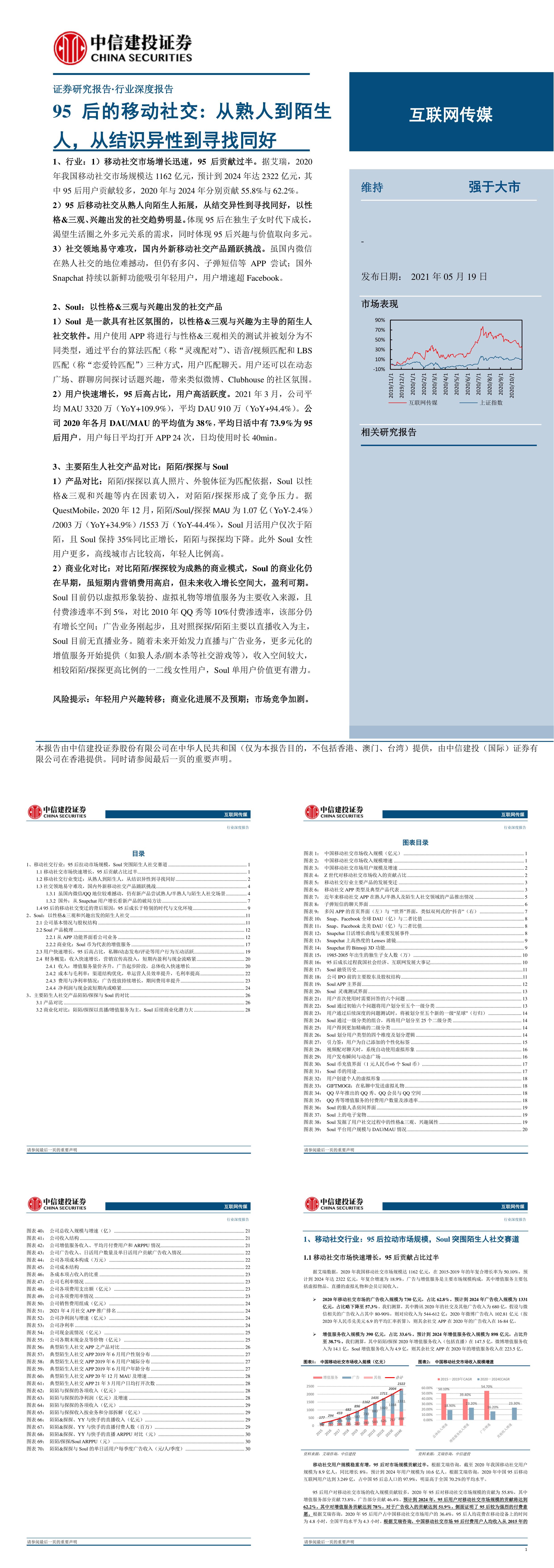 互联网传媒行业95后的移动社交从熟人到陌生人从结识异性到寻找