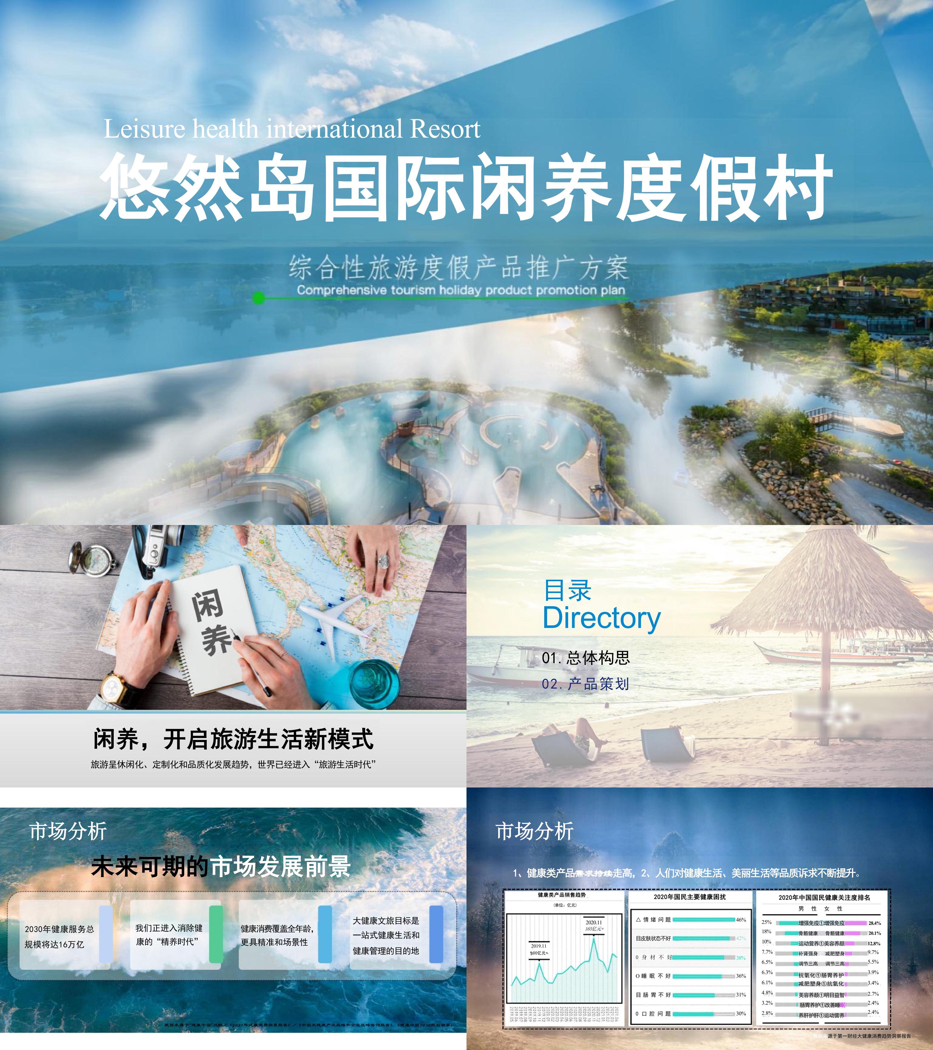 文旅项目悠然岛闲养度假村规划方案