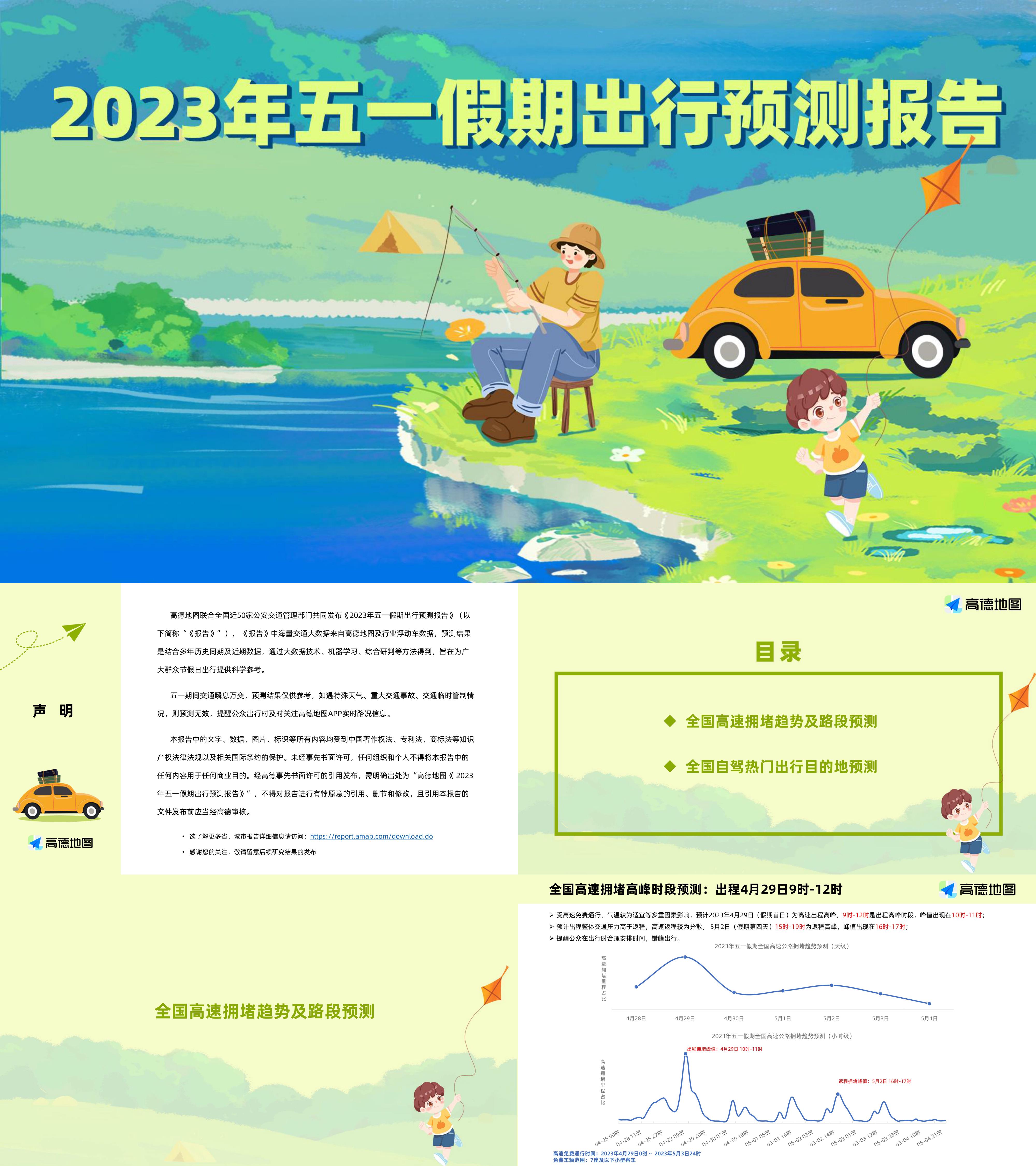 五一假期出行预测报告高德地图