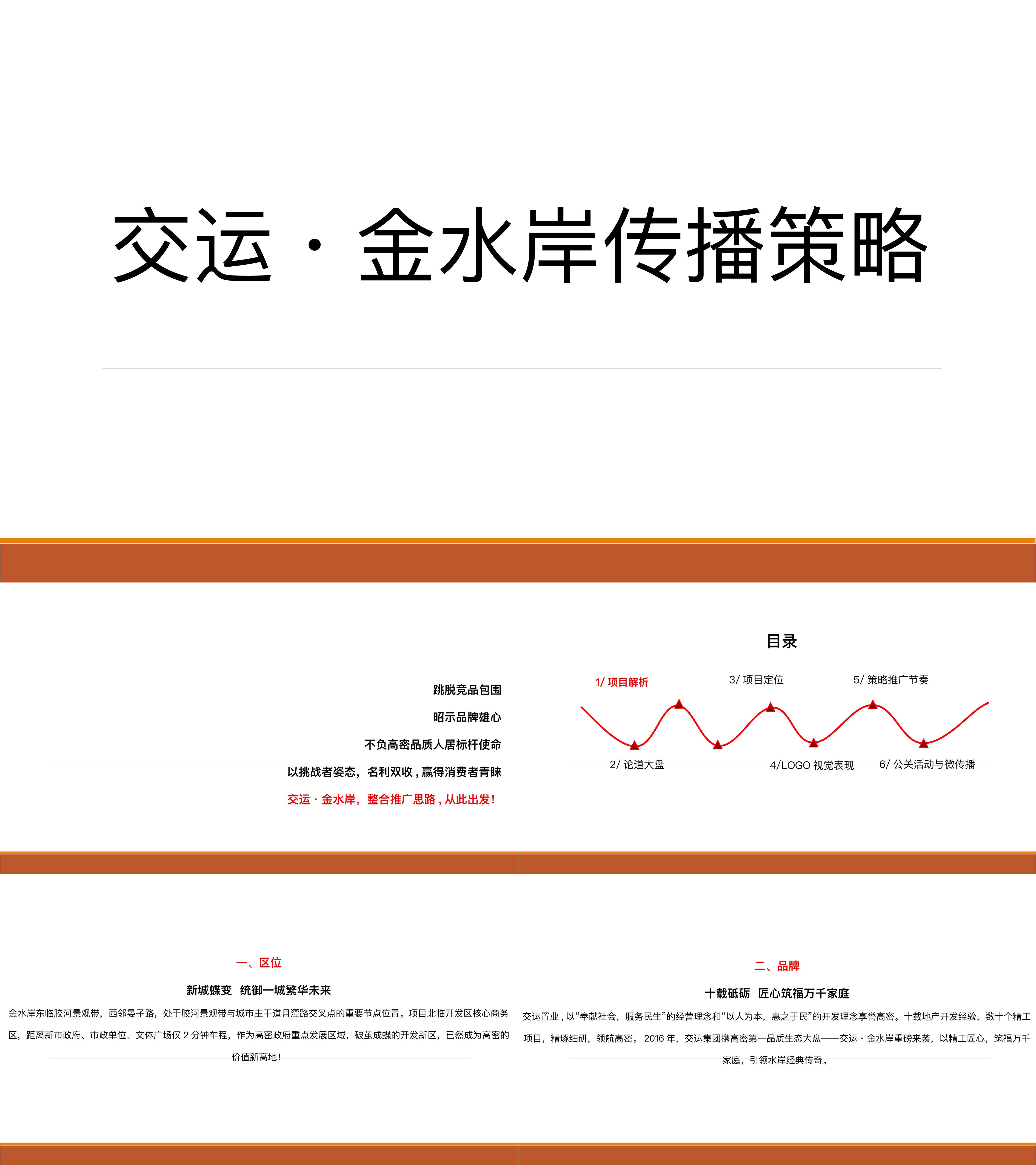 交运金水岸提报方案