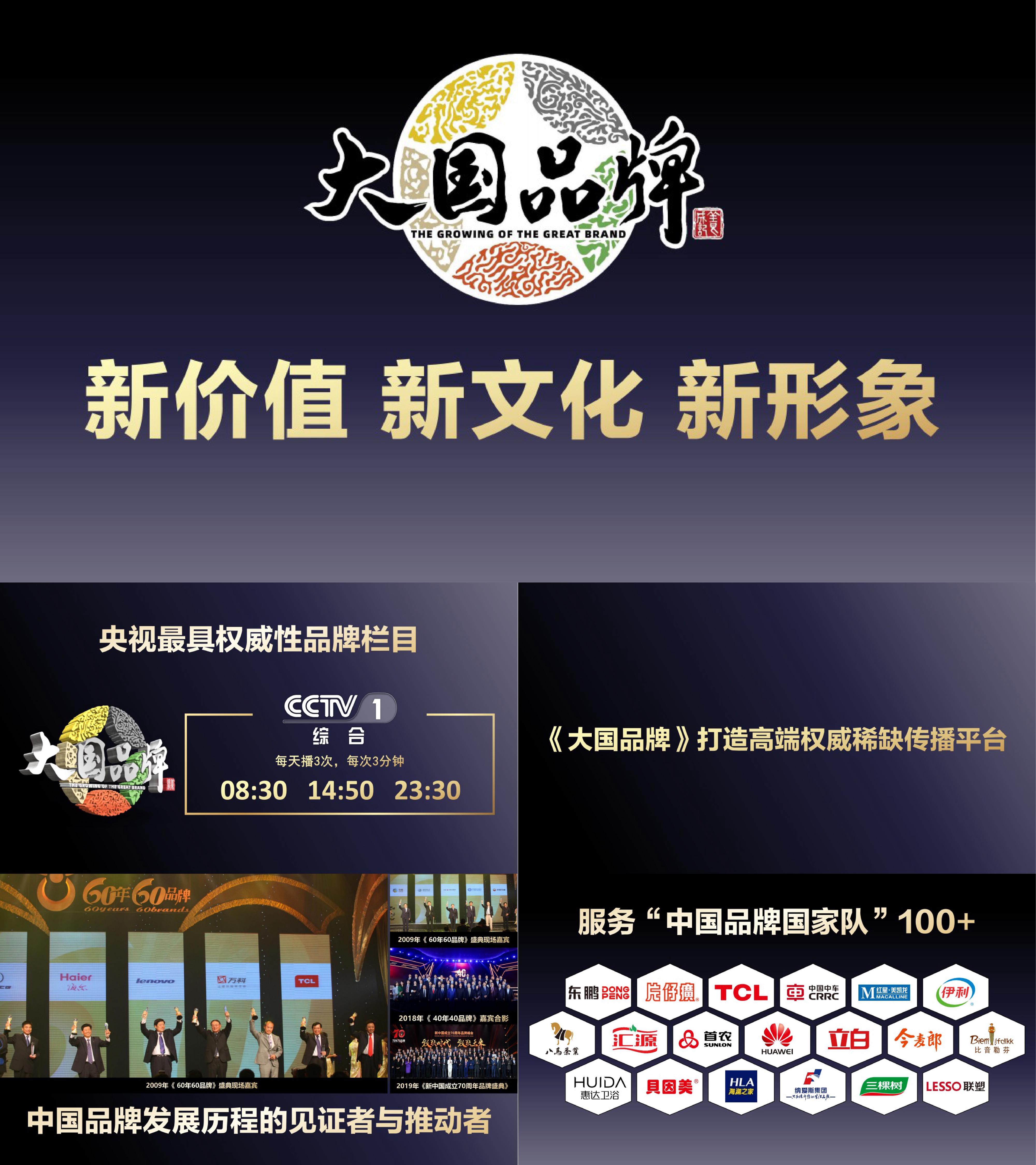 CCTV央视大国品牌价值文化形象IP暨招商方案