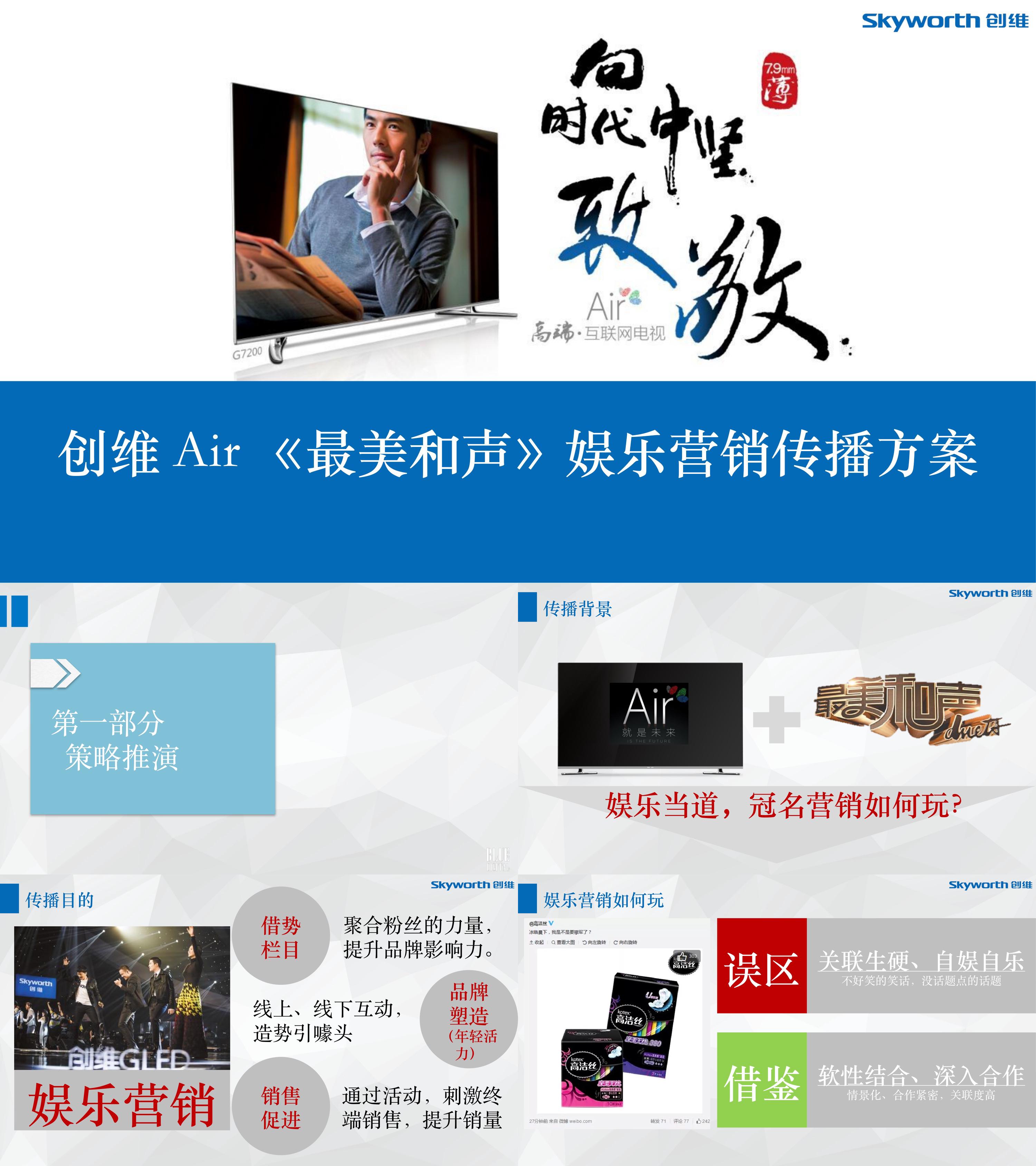 3C数码创维Air最美和声娱乐营销传播方案 落地活动策划执行