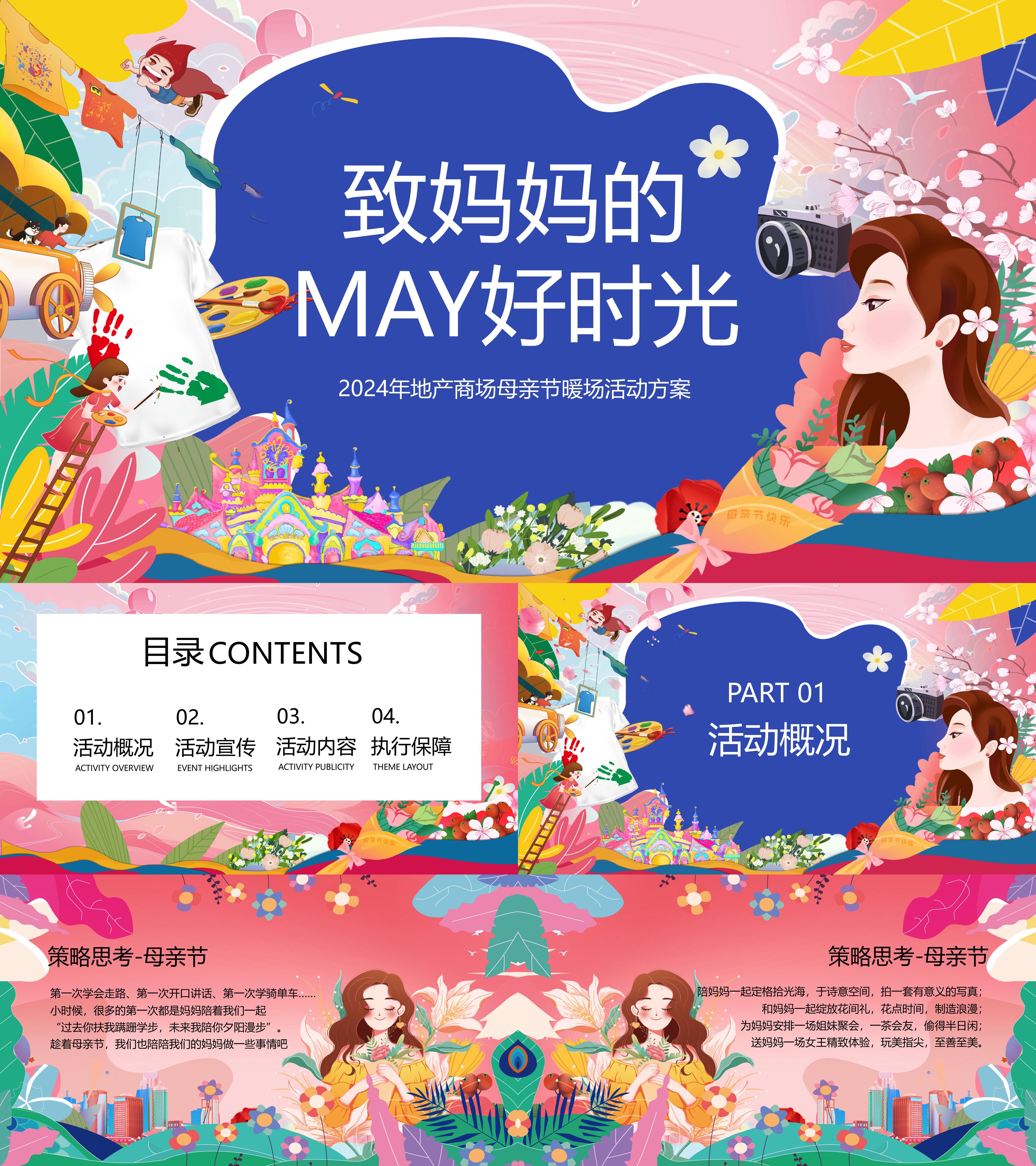 2024致妈妈的MAY好时光商场地产母亲节浪漫暖场活动方案