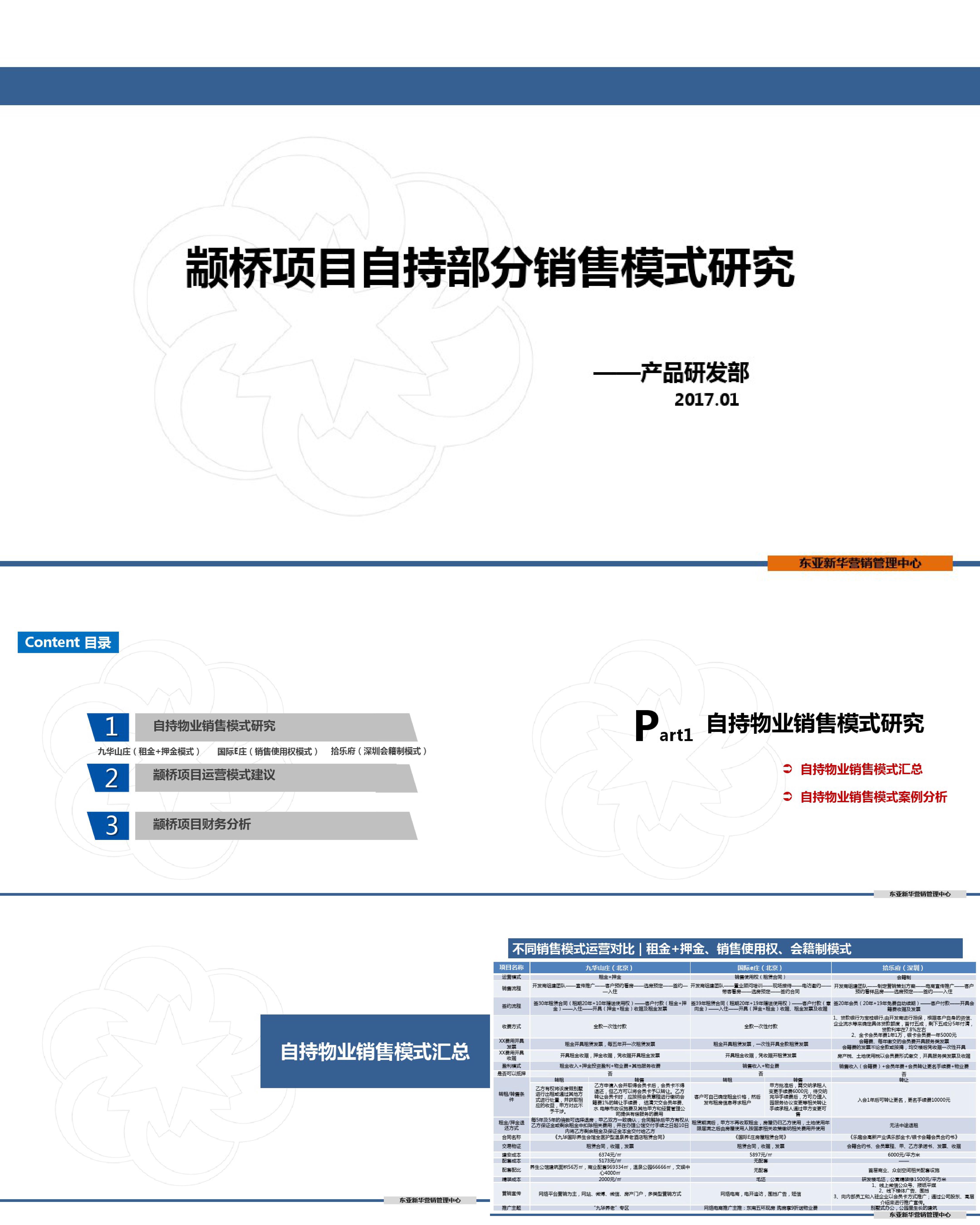 某房地产项目自持物业销售模式研究报告