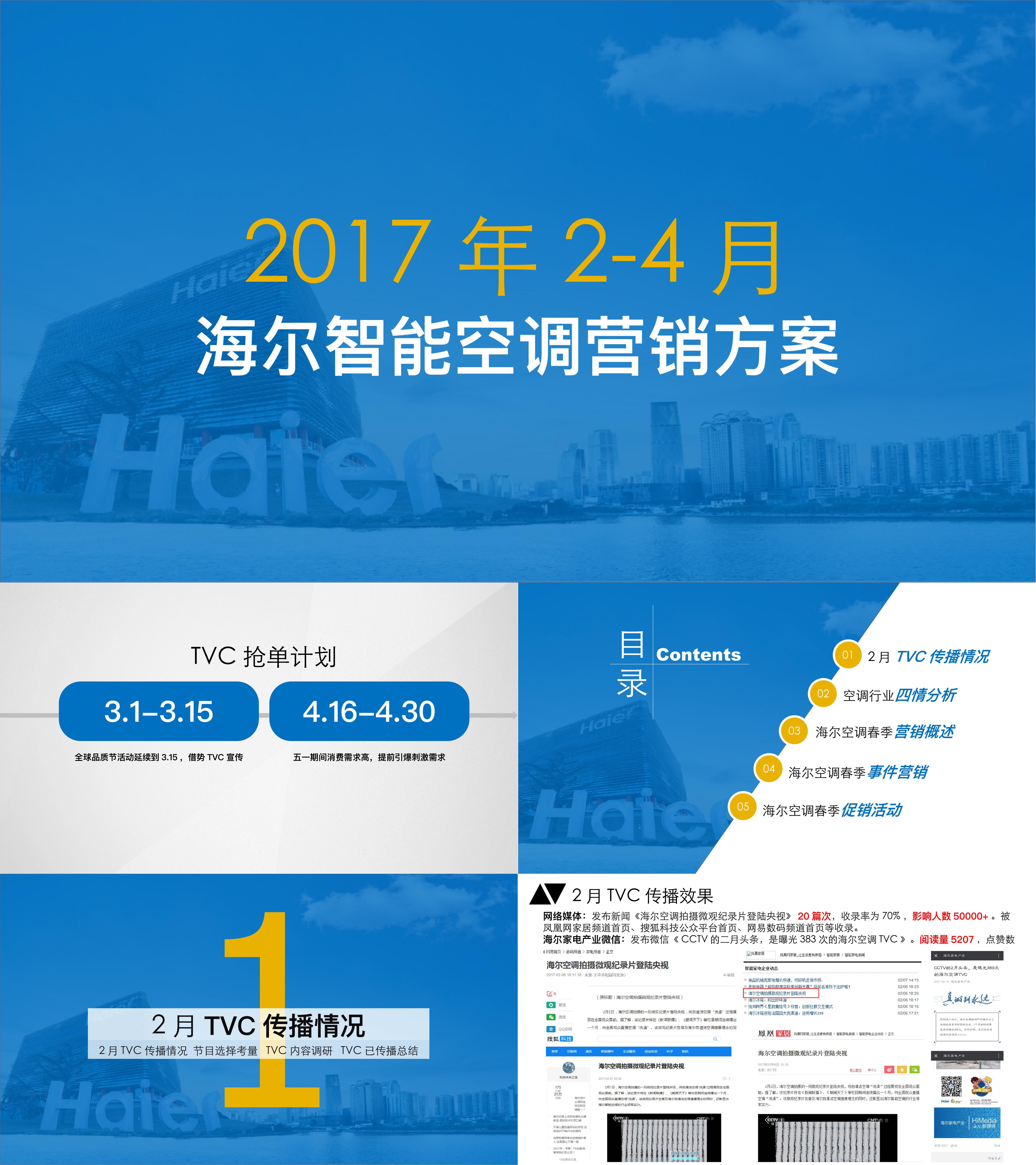 春季24月海尔智能空调促销营销方案营销方案