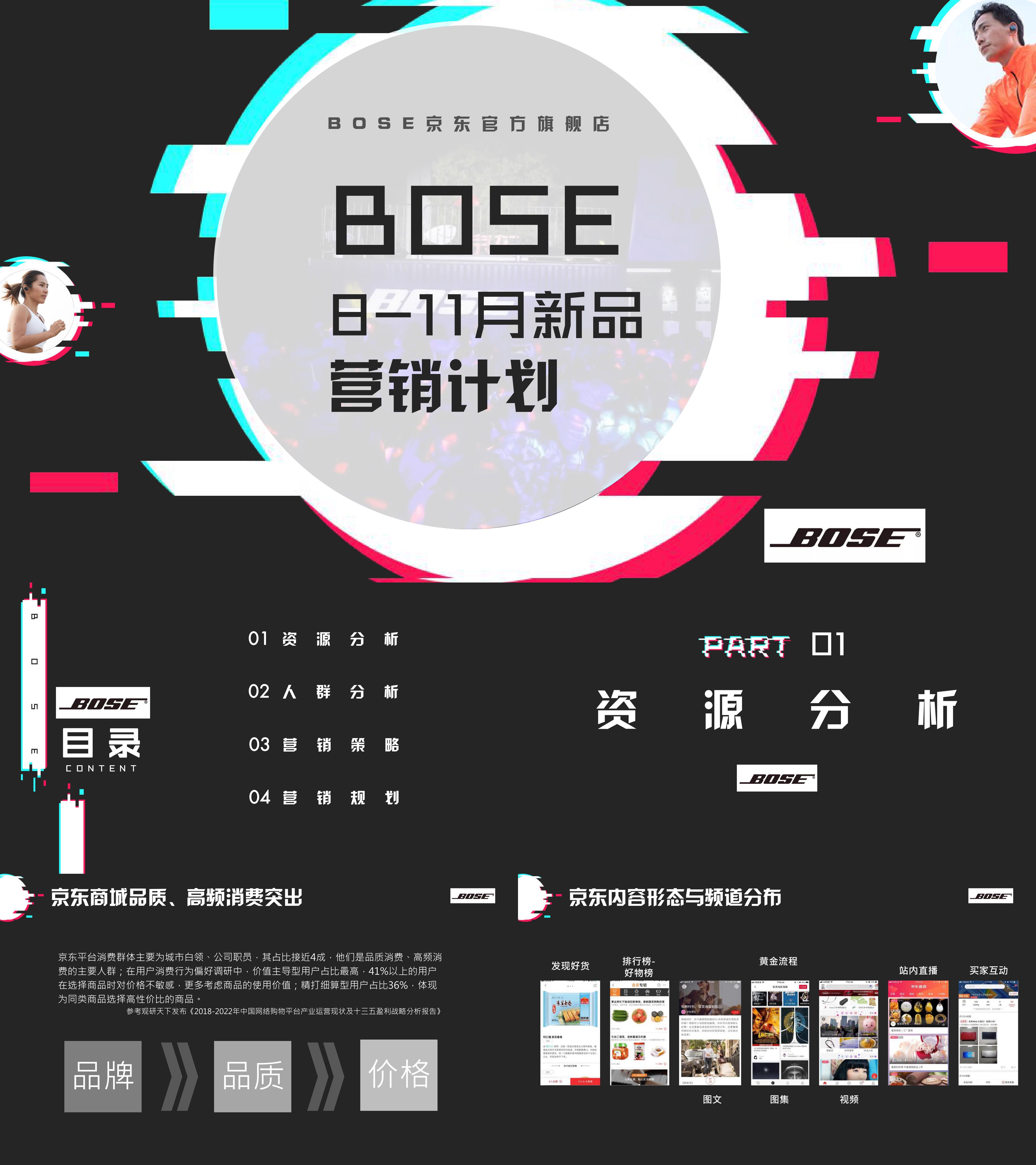 BOSE音响音箱品牌季度新品营销策划案