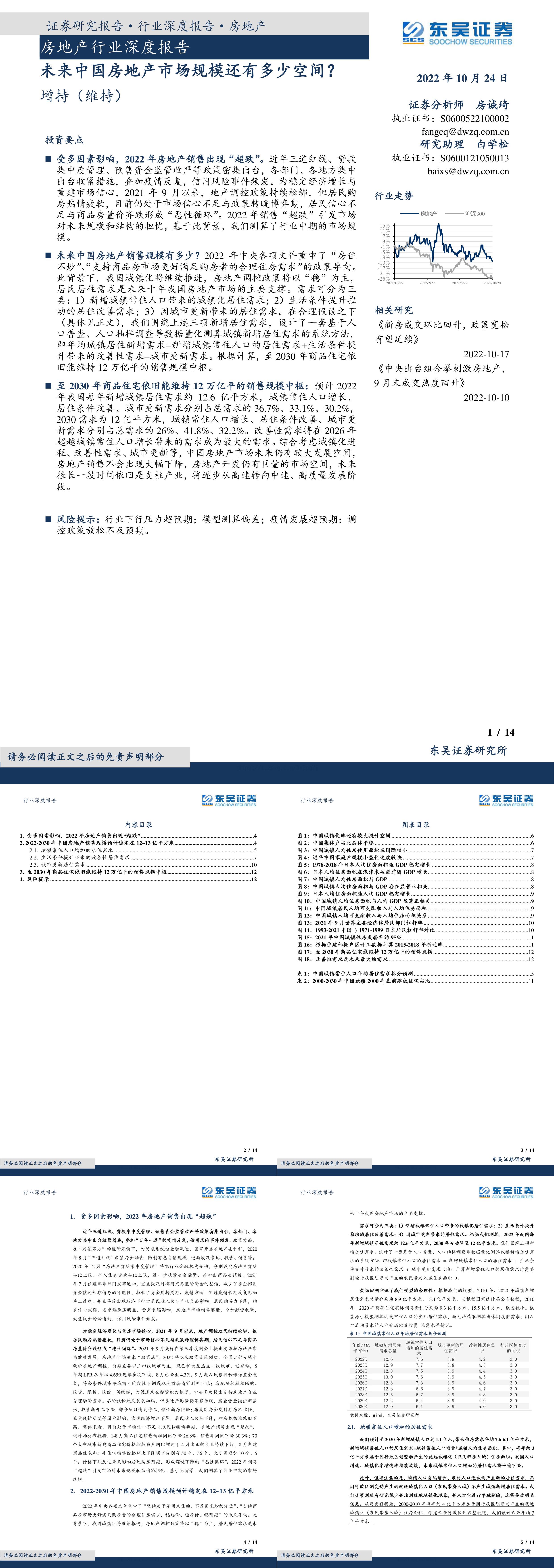 房地产行业深度报告未来中国房地产市场规模还有多少空间东吴证券