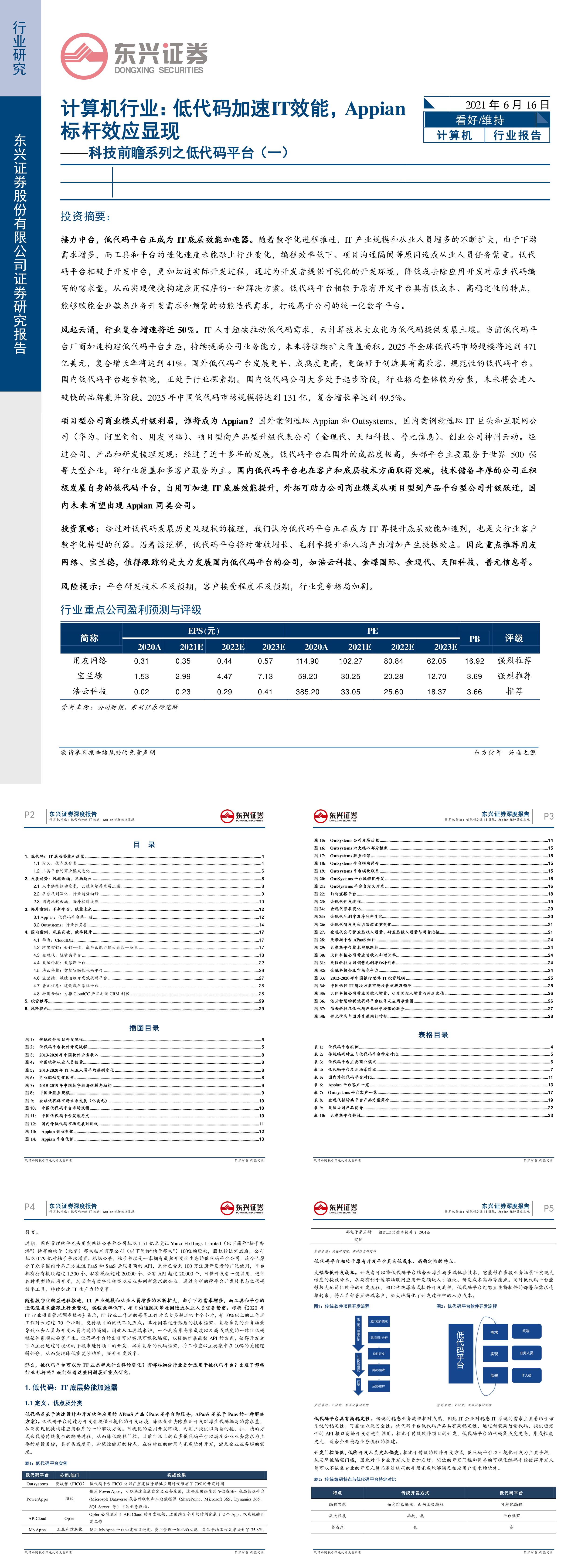 科技前瞻系列之低代码平台一计算机行业低代码加速IT效能