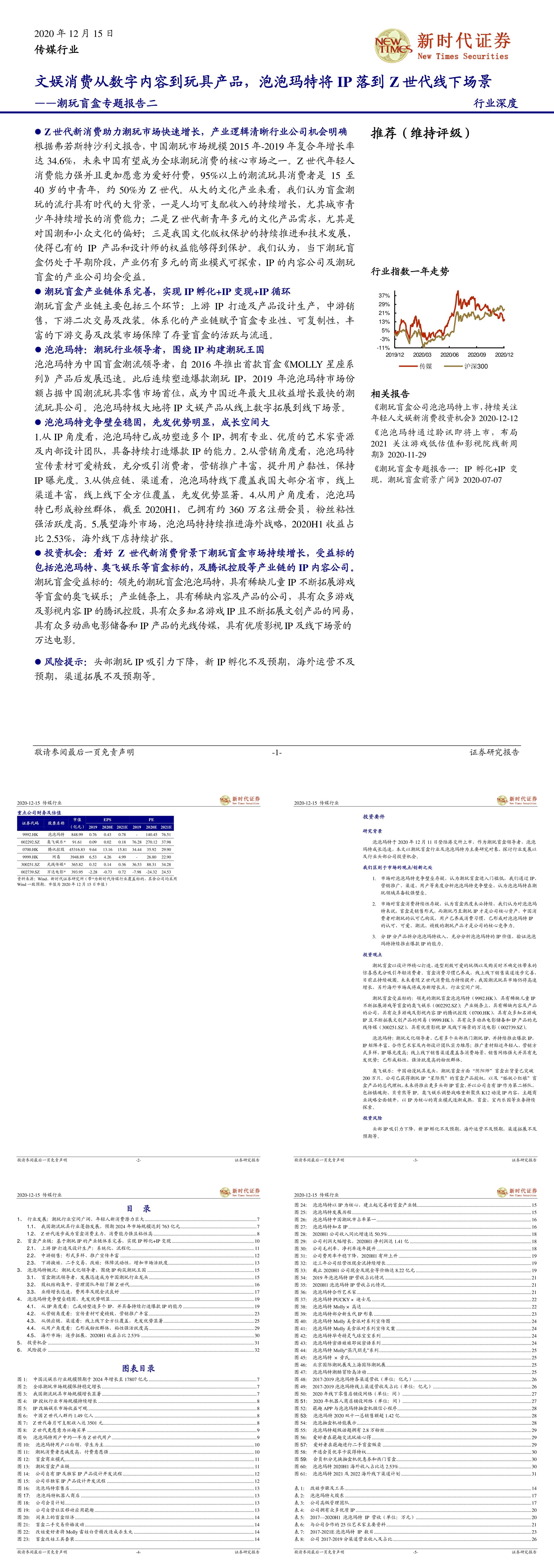 传媒行业潮玩盲盒专题报告二文娱消费从数字内容到玩具产品泡泡