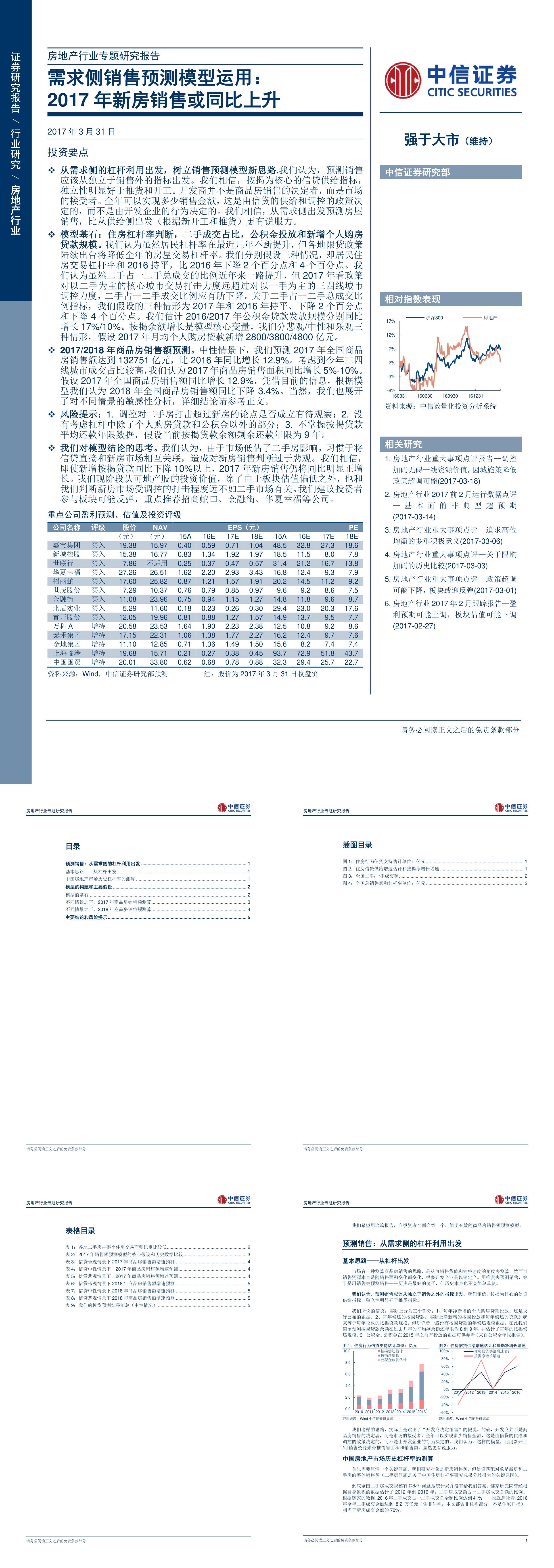 房地产行业专题研究报告需求侧销售预测模型运用