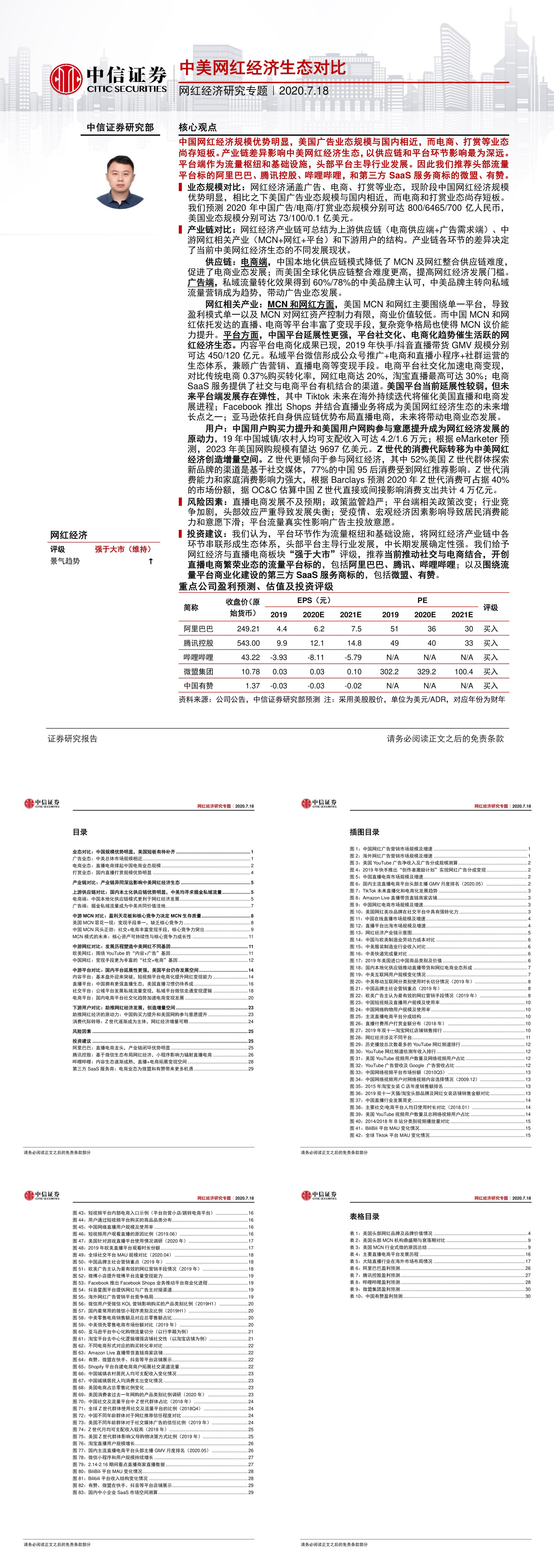 传媒行业网红经济研究专题中美网红经济生态对比报告