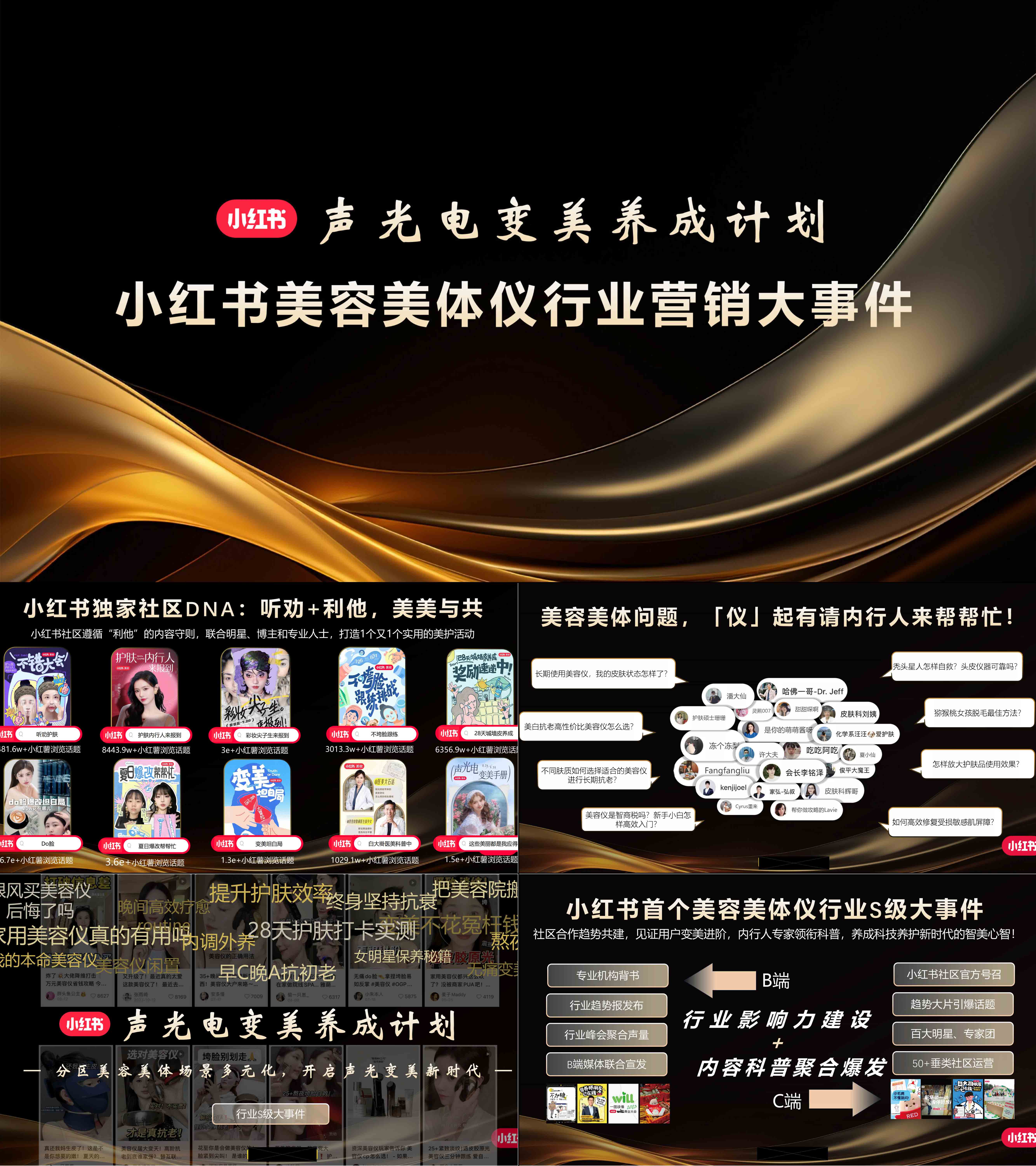 2025小红书美容美体仪行业营销大事件