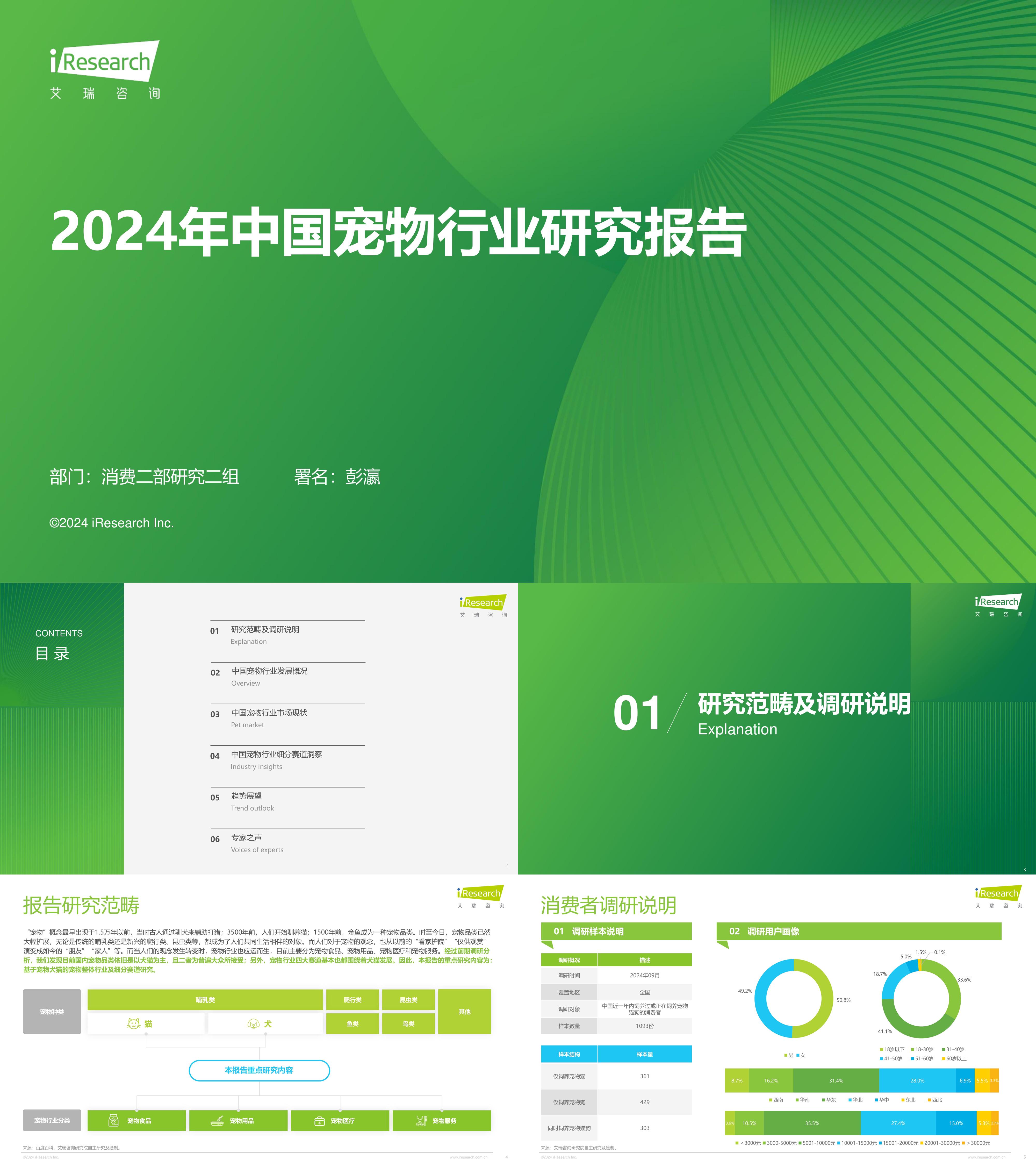 2024中国宠物行业研究报告