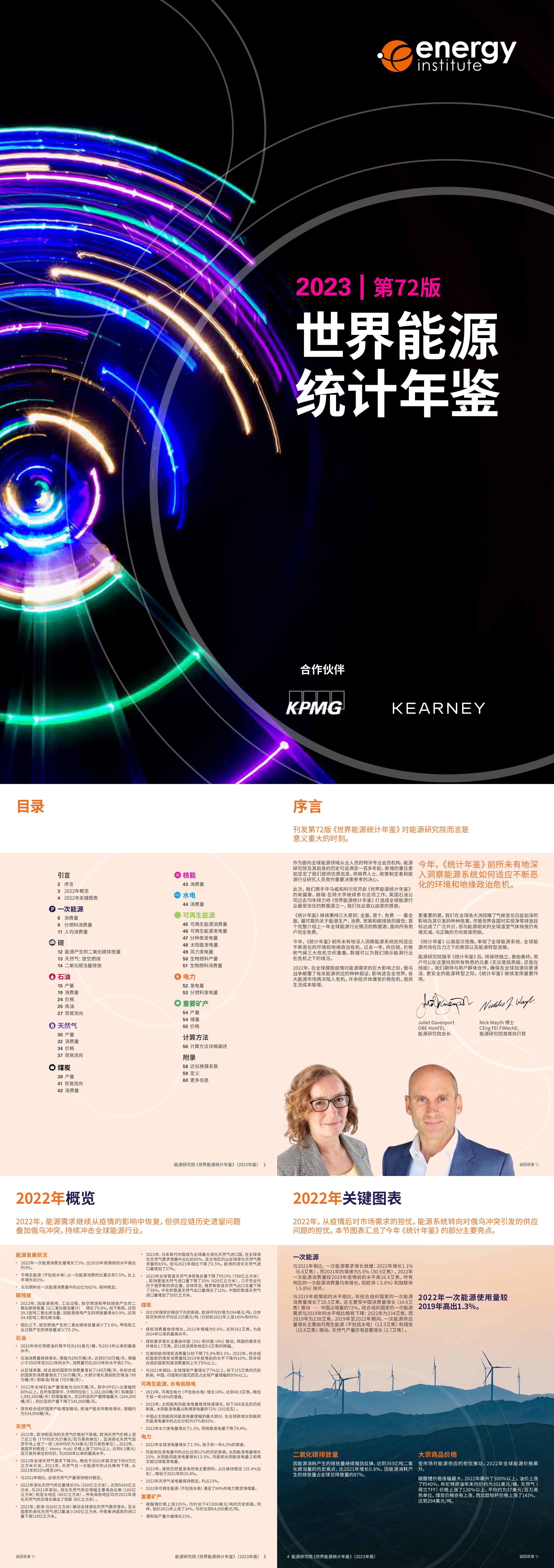 能源研究院毕马威世界能源统计年鉴报告