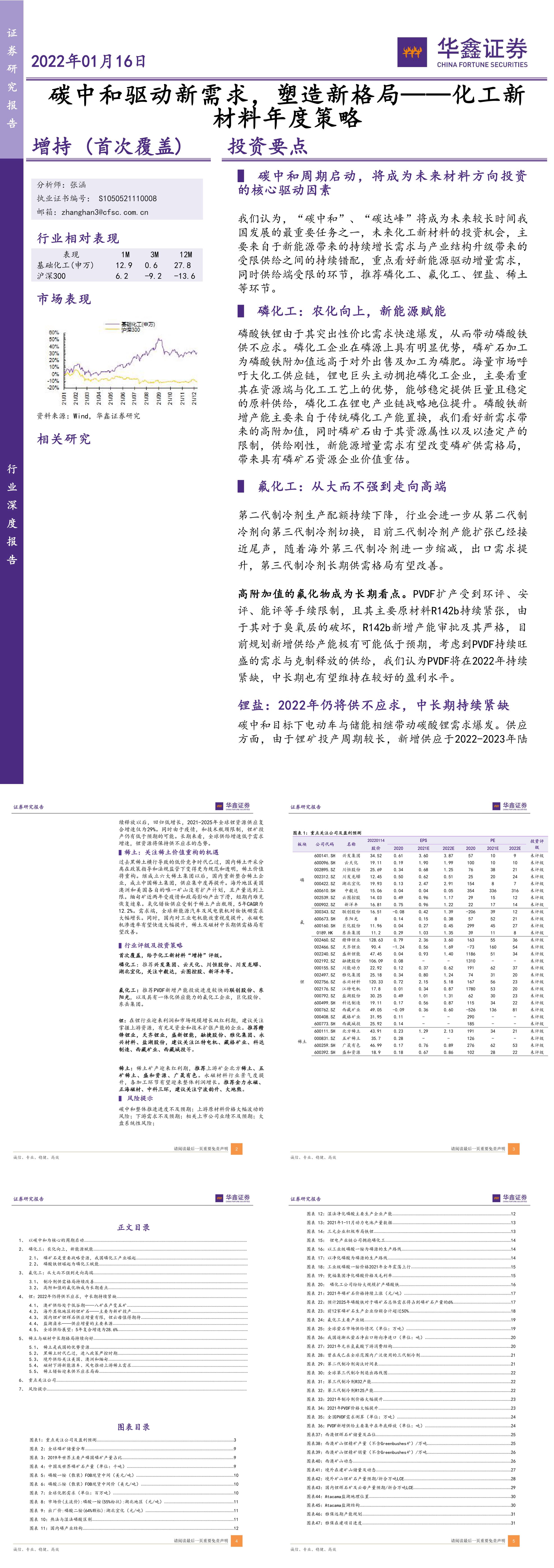 化工新材料年度策略碳中和驱动新需求塑造新格局