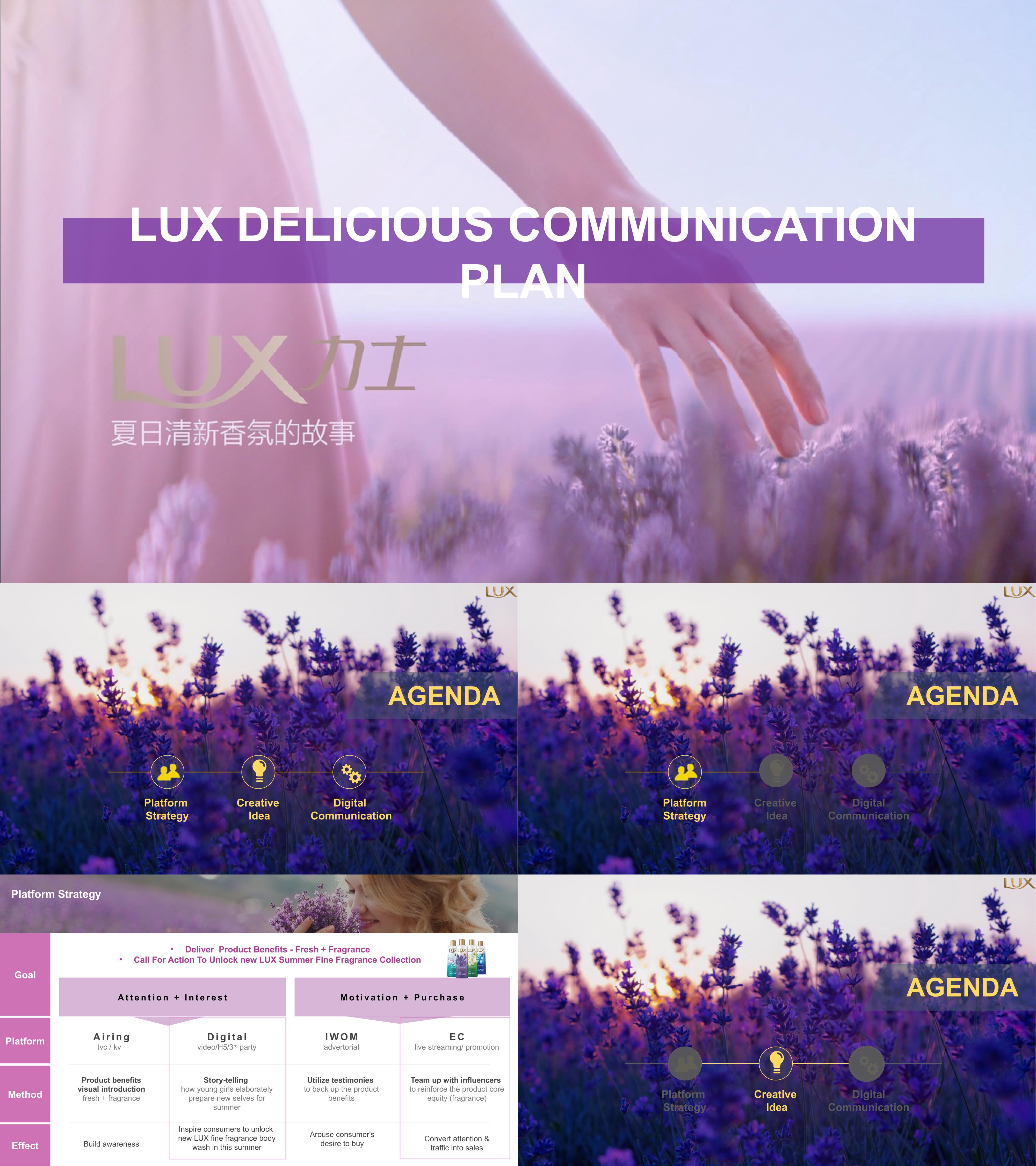 Lux summer campaign proposal