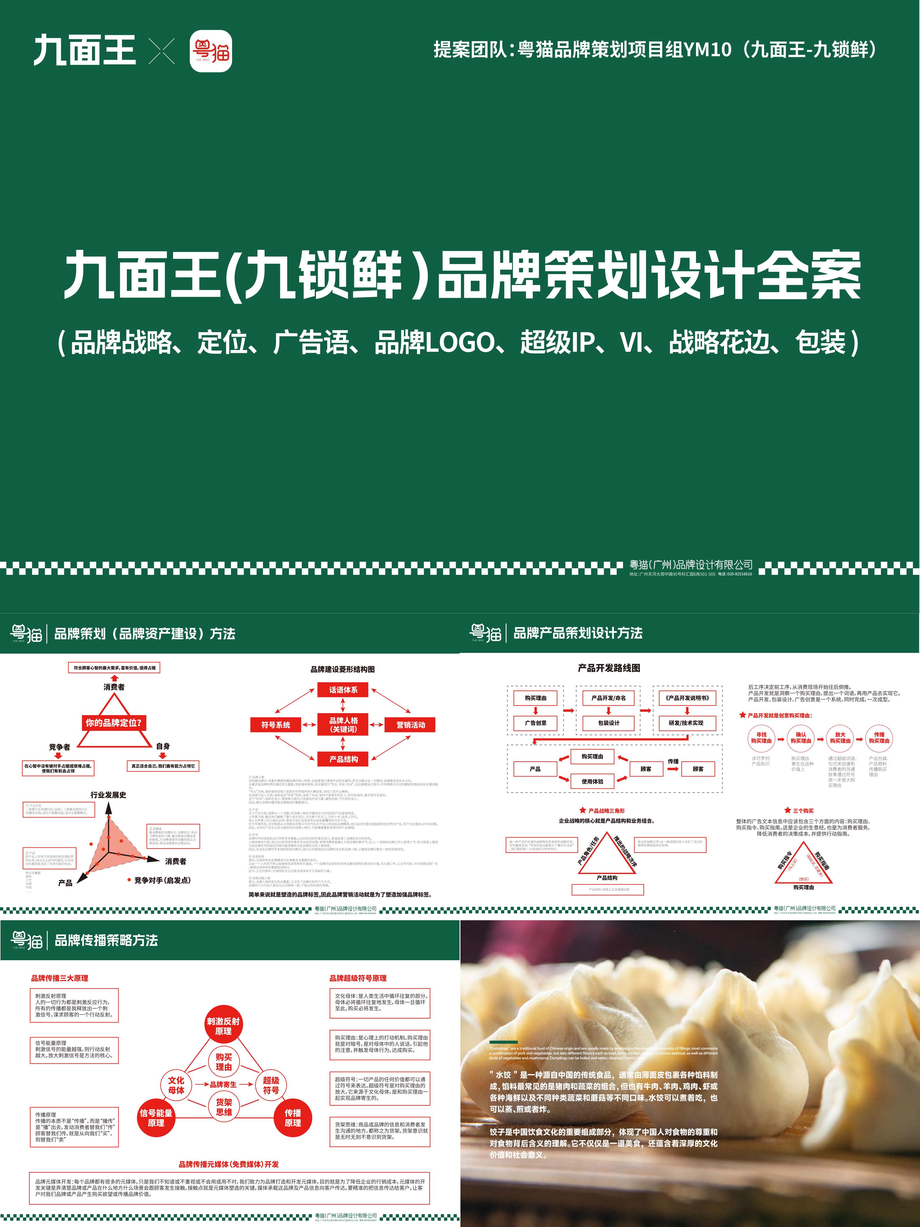 九面王冷鲜水饺品牌定位策划设计全案