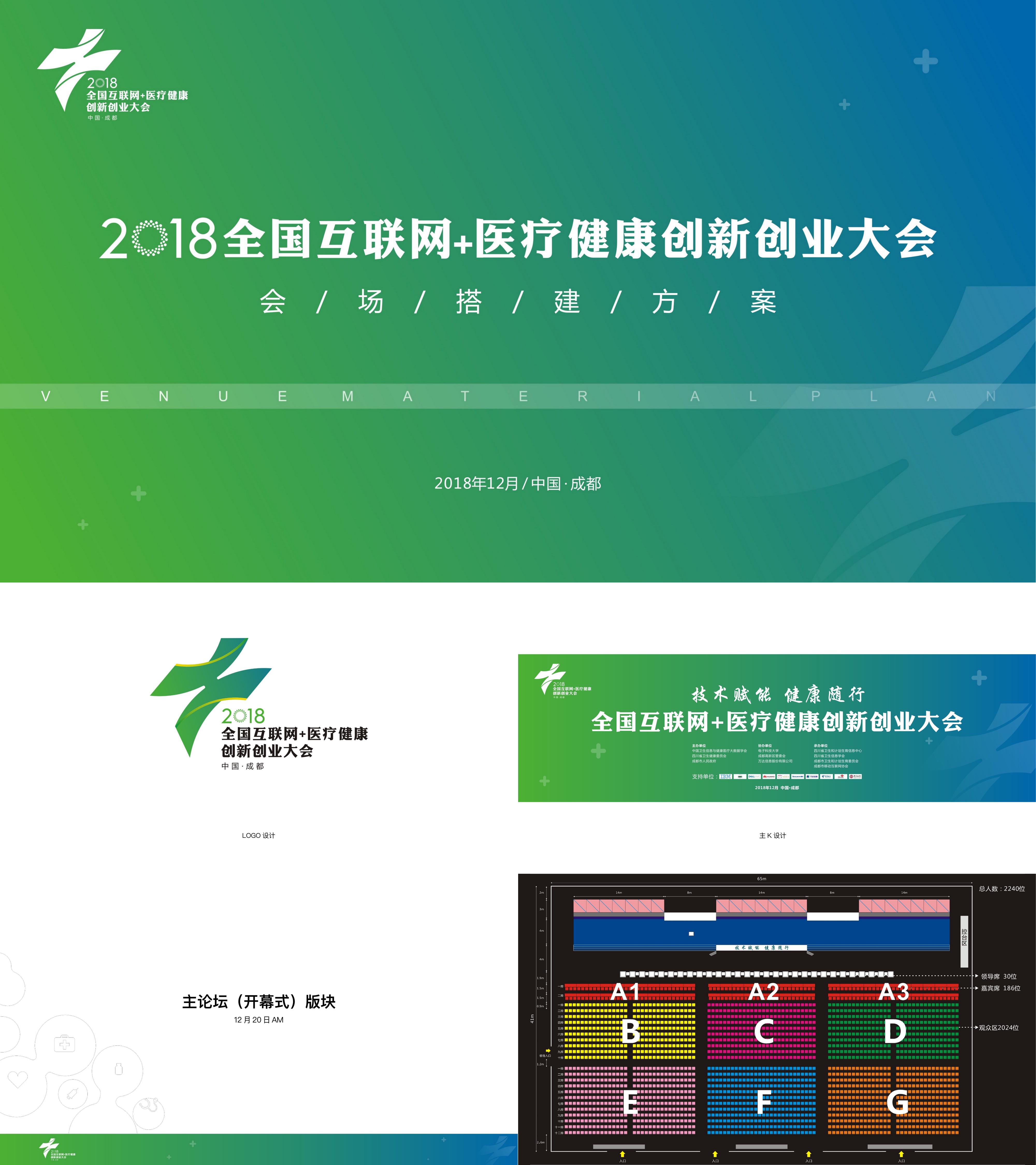 2018全国互联网医疗健康创新创业大会会场搭建方案