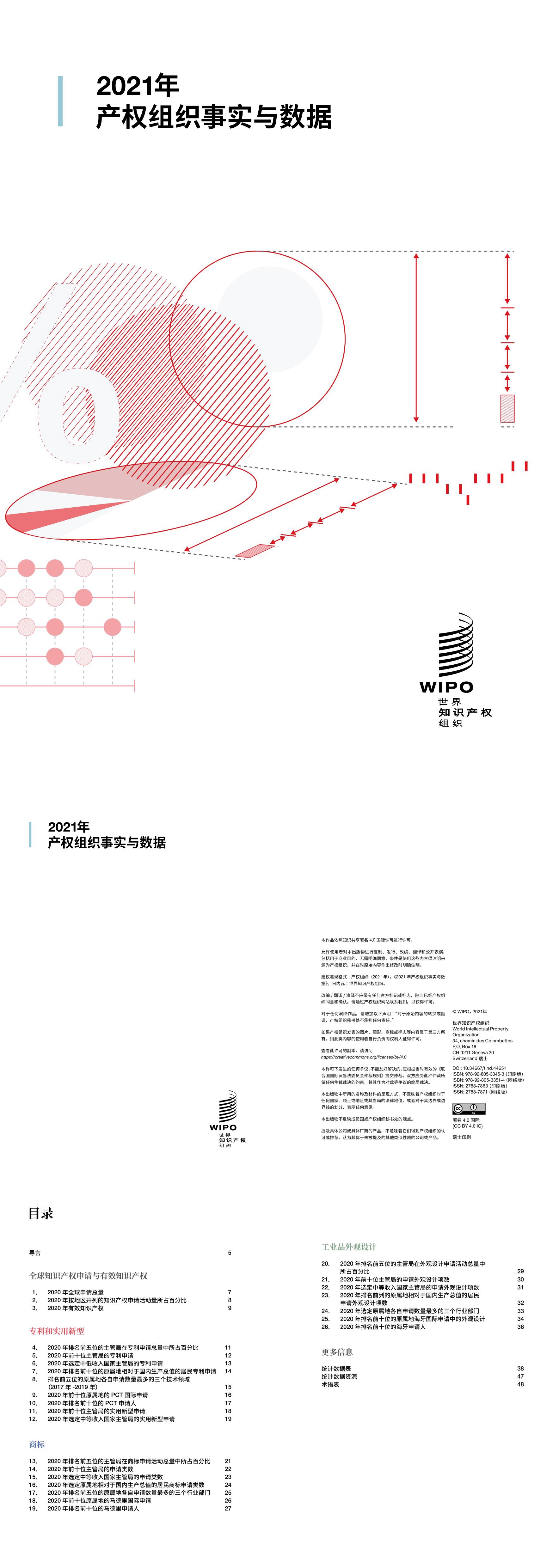 2021年产权组织事实与数据中英世界知识产权组织