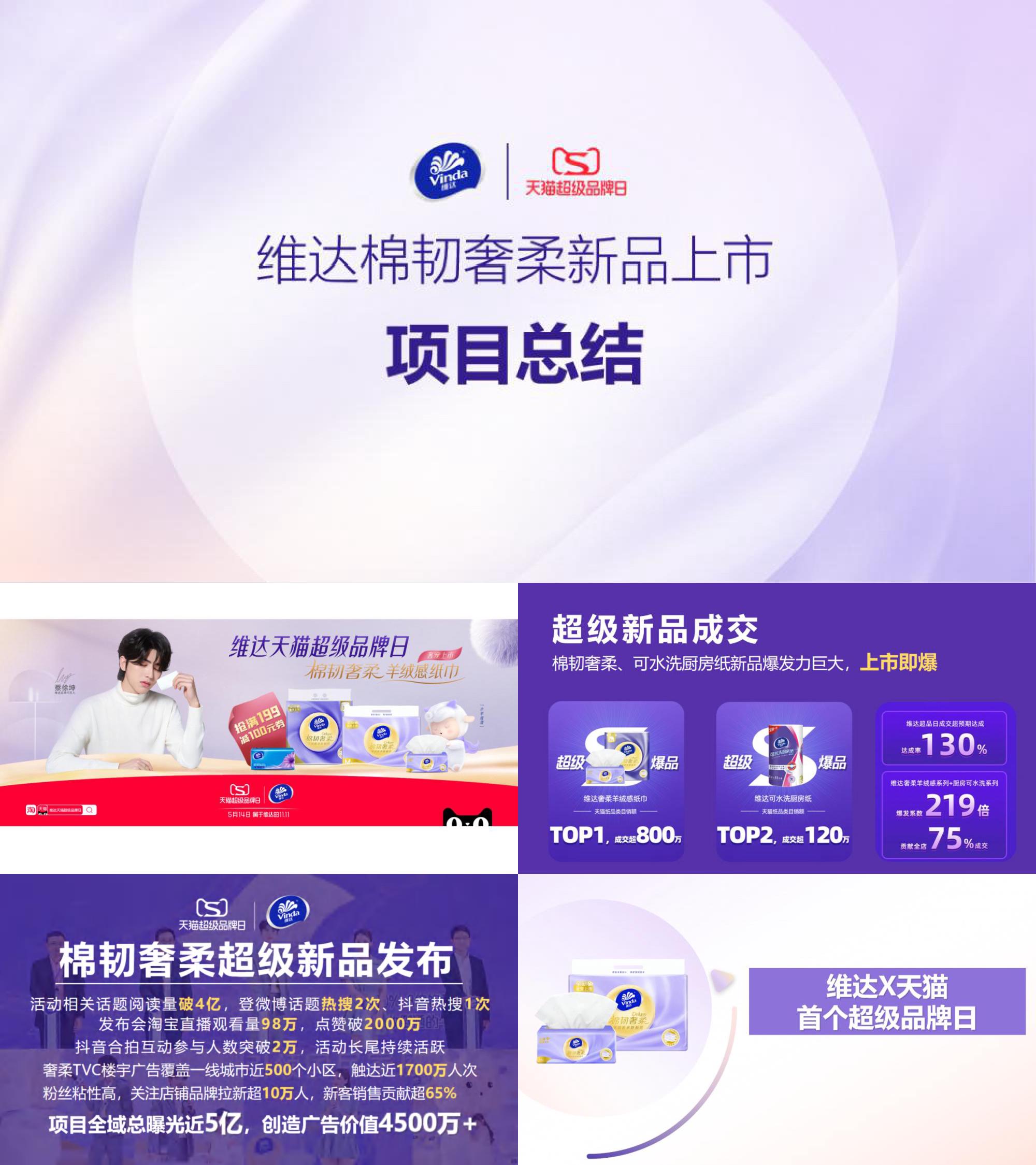 快消日用维达纸巾棉韧奢柔新品上市营销方案